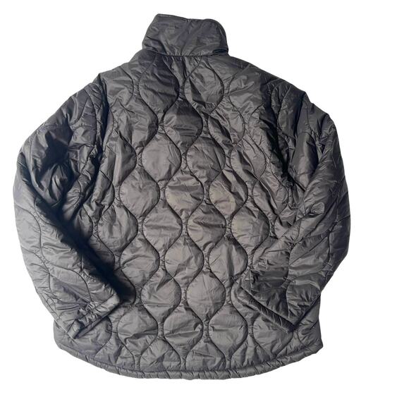 Dylan Women’s XL Black Quilted Nylon Jacket Snap Front Lightweight Chic - Picture 2 of 8